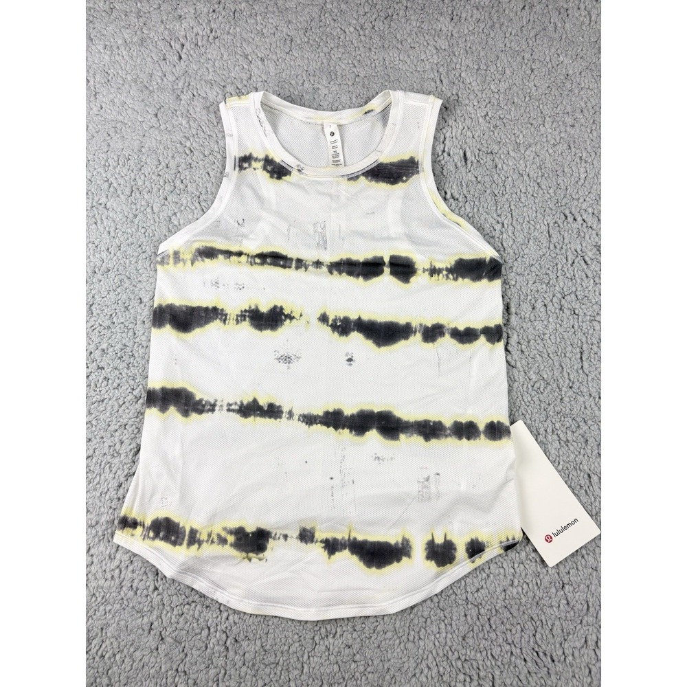 New Lululemon Tank Top Women's Size 2 High Neck Run and Train Tank - Picture 1 of 8